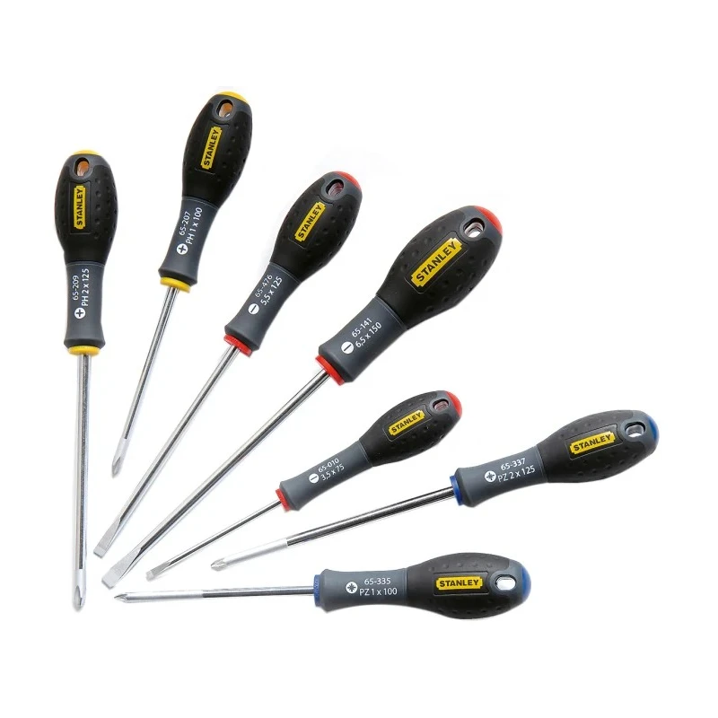 Stanley Phillips, Slotted Standard Screwdriver Set 7-Piece 0-65-438