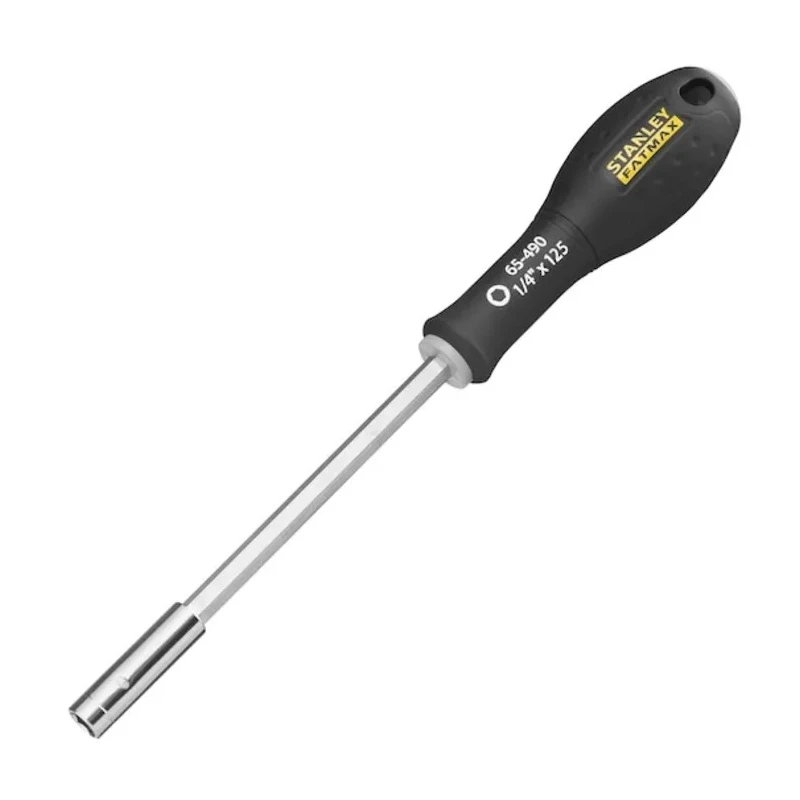 Stanley Bit Holder Screwdriver 1/4 in Tip 125 mm Blade Steel Chrome Vanadium 0-65-490