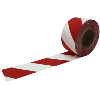 RS PRO White Red High Density Polyethylene Lane Marking Tape 75mm Width 500m Length 0.025mm Thickness RSNA 580 RB 125-2187