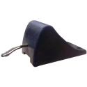 RS PRO Heavy Duty Rubber Wheel Chock 340 mm x 200 mm x 190 mm 125-2183