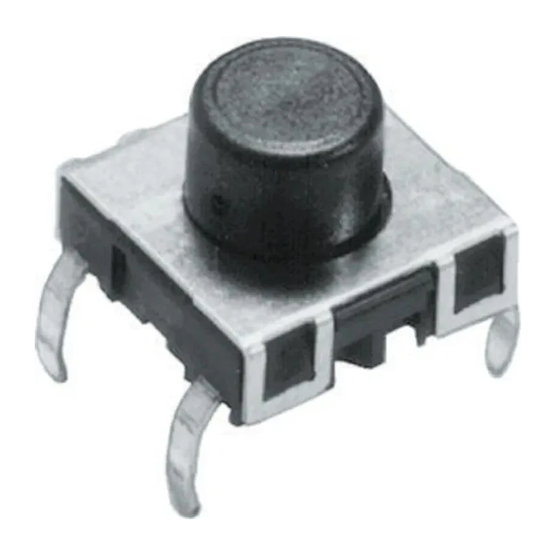 Schurter IP67 Black Tactile Switch Button SPST 50mA 42 V dc PCB 