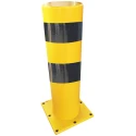 RS PRO Yellow Square Polyurethane Impact Protector 1m Height 270mm Diameter Model 125-2188