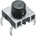 Schurter Black Tactile Switch Button SPST 50mA 42V DC PCB Mount IP40 PMS Series IP40