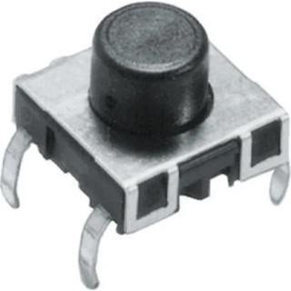Schurter Black Tactile Switch Button SPST 50mA 42V DC PCB Mount IP40 PMS Series IP40