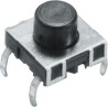 Schurter Black Tactile Switch Button SPST 50mA 42V DC PCB Mount IP40 PMS Series IP40