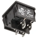 Marquardt Illuminated DPST On-Off On-Off Rocker Switch Panel IP40 10A 250V AC Green Actuator 1805.7109