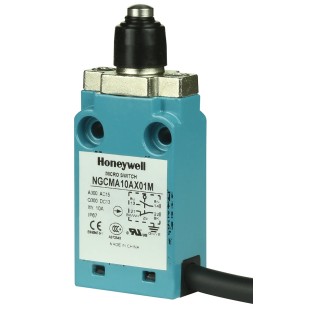 Honeywell Technologies NGC Series Plunger Limit Switch, SPDT, IP67 Metal Housing, 240V AC, 6A NGCMA10AX01M