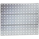 Raaco Steel Workshop Storage System 139830, Wall Mount Steel Cabinet with Panels and Bins, H 440 mm x W 1866 mm x D 150 mm