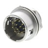 Hirose Circular Connector Miniature Panel Mount Socket Male 12 Contacts 2A 100V HR10 Series