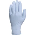 RS PRO Blue Nitrile Disposable Gloves Chemical Resistant Food Safe Size L V1400B10008