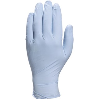 RS PRO Blue Nitrile Disposable Gloves Chemical Resistant Food Safe Size L V1400B10008