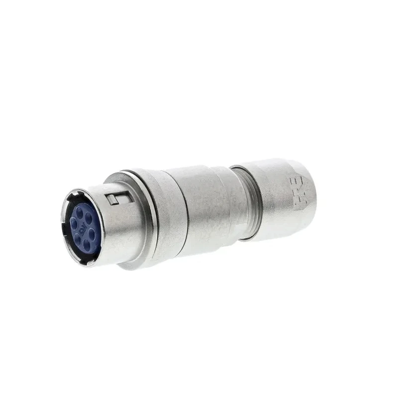 Hirose Circular Connector Miniature Cable Socket, 6 Contacts, Female, 2A, 100V, Push Pull Latching, Brass Zinc Housing HR10