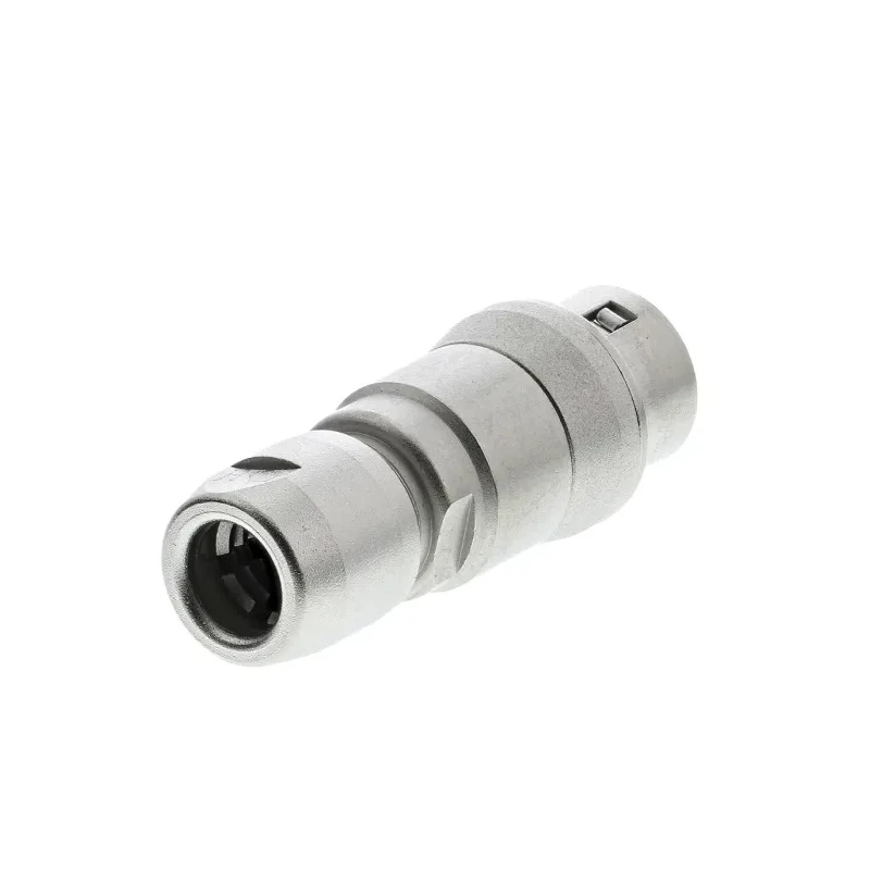 Hirose Circular Connector Miniature Cable Socket, 6 Contacts, Female, 2A, 100V, Push Pull Latching, Brass Zinc Housing HR10