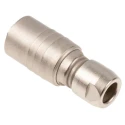 Hirose Miniature Circular Connector, 4 Contacts, Cable Mount Plug, Male, Push Pull, 2A Current, 150/200V AC, Brass HR10