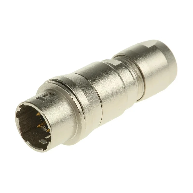 Hirose Circular Connector Miniature 4 Contacts 2A 100V Cable Mount Socket Male HR10