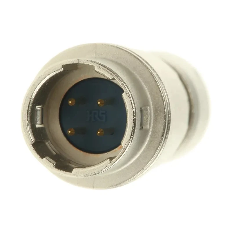 Hirose Circular Connector Miniature 4 Contacts 2A 100V Cable Mount Socket Male HR10