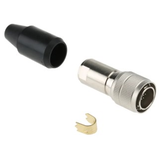 Hirose Circular Connector Miniature 20 Contacts Cable Plug Male, 100V, 2A, HR10 Series HR10A-13P-20P(73)