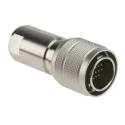 Hirose Circular Connector Miniature 20 Contacts Cable Plug Male, 100V, 2A, HR10 Series HR10A-13P-20P(73)