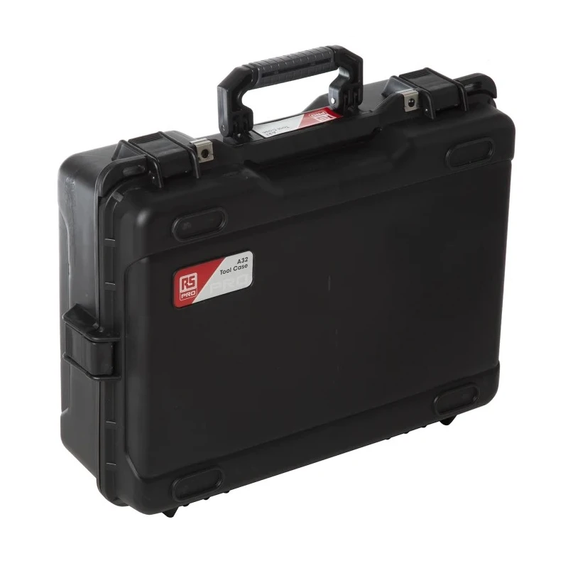 RS PRO Raptor Tool Case Waterproof Dustproof Impact Resistant Black 530x400x230 mm 125-3049