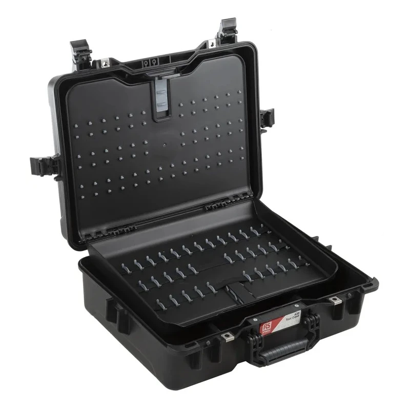RS PRO Raptor Tool Case Waterproof Dustproof Impact Resistant Black 530x400x230 mm 125-3049
