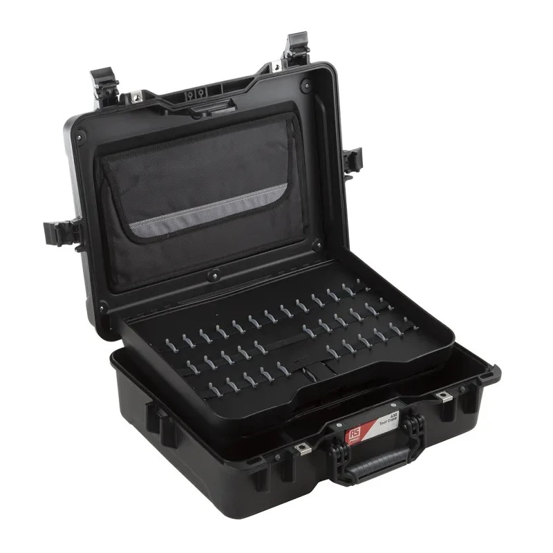 RS PRO Raptor Tool Case Waterproof Dustproof Impact Resistant Black 530x400x230 mm 125-3049