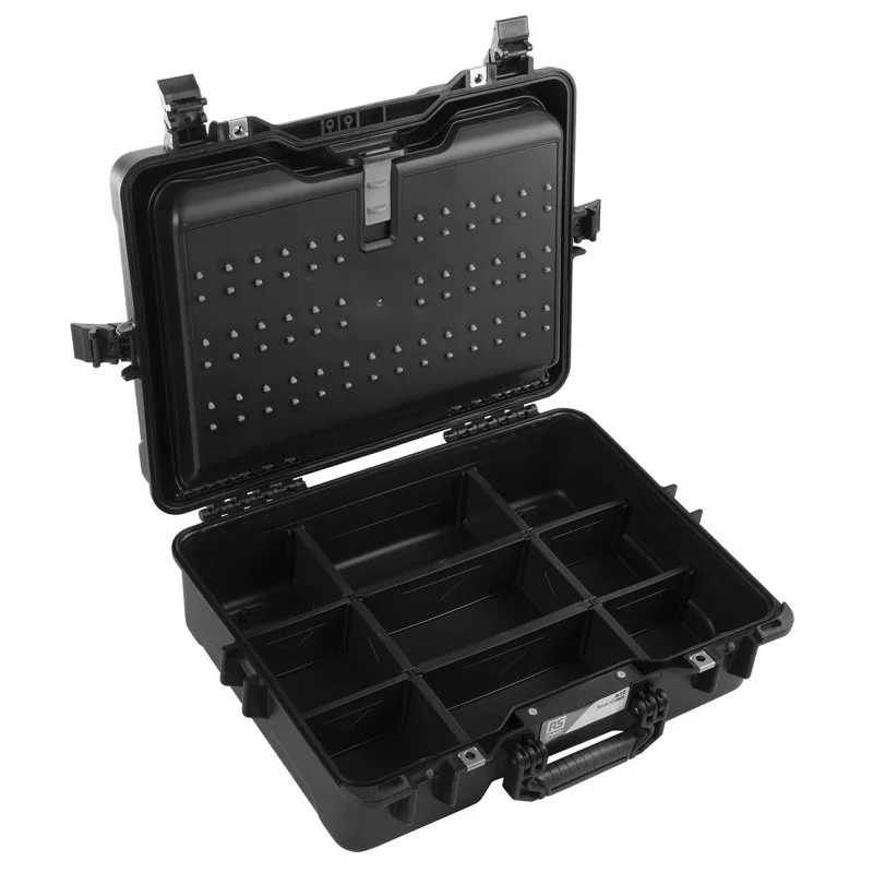 RS PRO Raptor Tool Case Waterproof Dustproof Impact Resistant Black 530x400x230 mm 125-3049