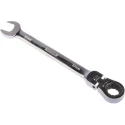 RS PRO 12-Piece Ratchet Combination Spanner Set 8 to 19 mm Chrome Vanadium Steel 125-3051