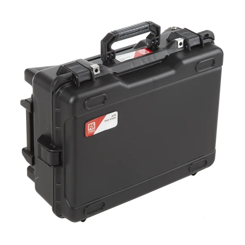RS PRO Raptor Wheeled Tool Case Black 530 x 400 x 230 mm 125-3050
