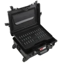 RS PRO Raptor Wheeled Tool Case Black 530 x 400 x 230 mm 125-3050