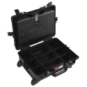 RS PRO Raptor Wheeled Tool Case Black 530 x 400 x 230 mm 125-3050