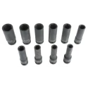 RS PRO 10-Piece 1/2 in Hexagon Impact Socket Set with Chrome Molybdenum Steel Construction and Phosphate Finish 125-3056