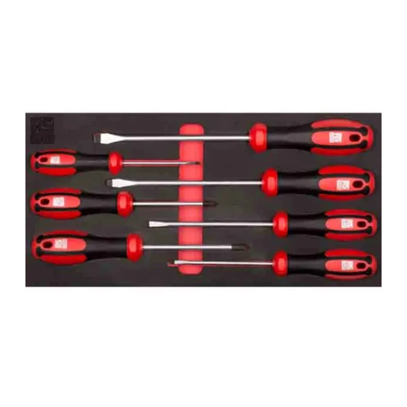 RS PRO Phillips, Slotted Standard Screwdriver Set 7-Piece Turkey Origin 125-3057