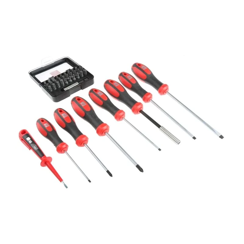 RS PRO 39-Piece Slotted, Phillips, Hexagon, Pozidriv, Torx Screwdriver and Bit Set 125-3059
