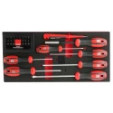 RS PRO 39-Piece Slotted, Phillips, Hexagon, Pozidriv, Torx Screwdriver and Bit Set 125-3059
