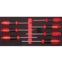 RS PRO Torx Standard Screwdriver Set, 7-Piece, Chrome-Vanadium-Molybdenum Steel, Ergonomic Handles, Model 125-3061