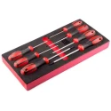 RS PRO Torx Standard Screwdriver Set, 7-Piece, Chrome-Vanadium-Molybdenum Steel, Ergonomic Handles, Model 125-3061