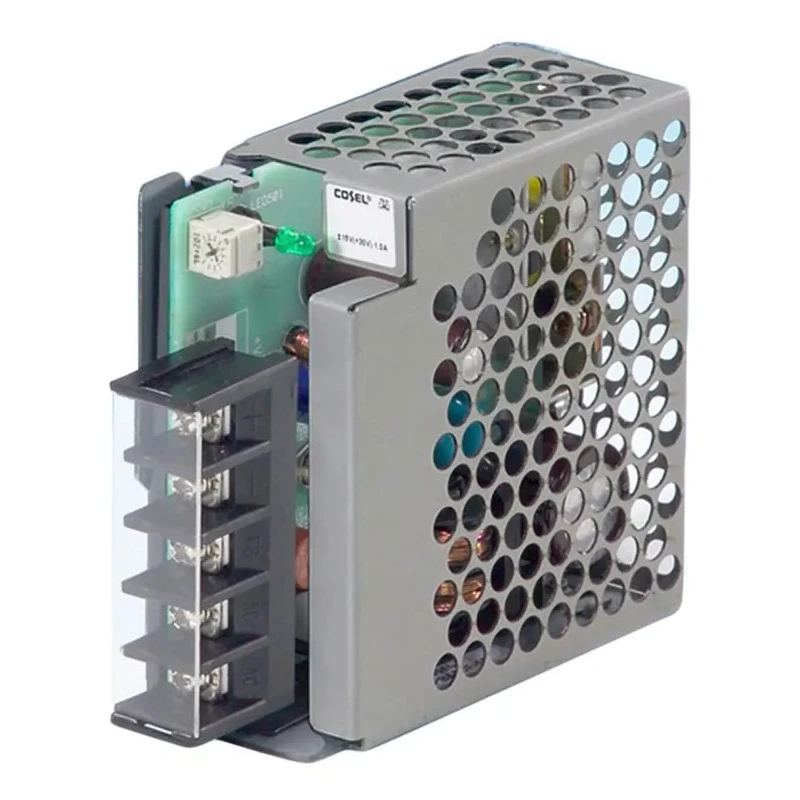 Cosel High-Efficiency 30W Chassis Mount Switching Power Supply 15V DC Input 110-370V DC PBA30F-15-N