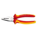 RS PRO Insulated Steel Combination Plier 160mm Overall Length 35mm Jaw VDE 1000V Approved Chrome Finish 125-3065