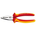 RS PRO Steel Combination Plier 180mm Overall Length, DuoTech Soft Grip Handles, 29mm Jaw, VDE/1000V Approved 125-3066