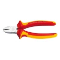 RS PRO VDE 1000V Approved Diagonal Side Cutter, 140mm Length, Steel Jaw, DuoTech Soft-Grip Handles 125-3068