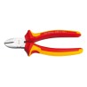 RS PRO VDE 1000V Approved Diagonal Side Cutter, 140mm Length, Steel Jaw, DuoTech Soft-Grip Handles 125-3068