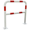 RS PRO Red White Safety Barrier Steel with Adhesive Red Tape 1m x 1m 40mm Diameter 125-2176
