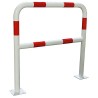 RS PRO Red White Safety Barrier Steel with Adhesive Red Tape 1m x 1m 40mm Diameter 125-2176
