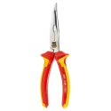 RS PRO Long Nose Plier Bent Nose, 200mm Overall Length, 72mm Jaw, VDE 1000V Approved 125-3074