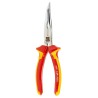 RS PRO Long Nose Plier Bent Nose, 200mm Overall Length, 72mm Jaw, VDE 1000V Approved 125-3074