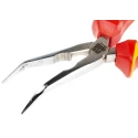 RS PRO Long Nose Plier Bent Nose, 200mm Overall Length, 72mm Jaw, VDE 1000V Approved 125-3074