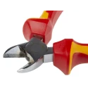 RS PRO VDE/1000V Approved Diagonal Side Cutter 160mm Overall Length 23mm Jaw Length Steel Jaw Bi-Metal Handle 125-3069
