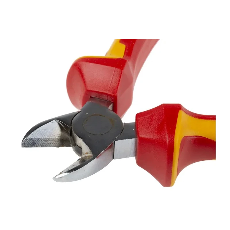 RS PRO VDE/1000V Approved Diagonal Side Cutter 160mm Overall Length 23mm Jaw Length Steel Jaw Bi-Metal Handle 125-3069