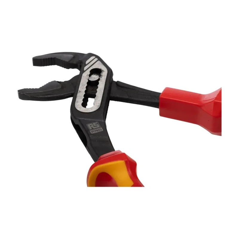RS PRO Water Pump Plier, 250mm Overall Length, Soft Grip Handle, Chrome Vanadium Steel, VDE/1000V Approved 125-3076