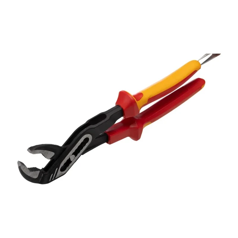 RS PRO Water Pump Plier, 250mm Overall Length, Soft Grip Handle, Chrome Vanadium Steel, VDE/1000V Approved 125-3076